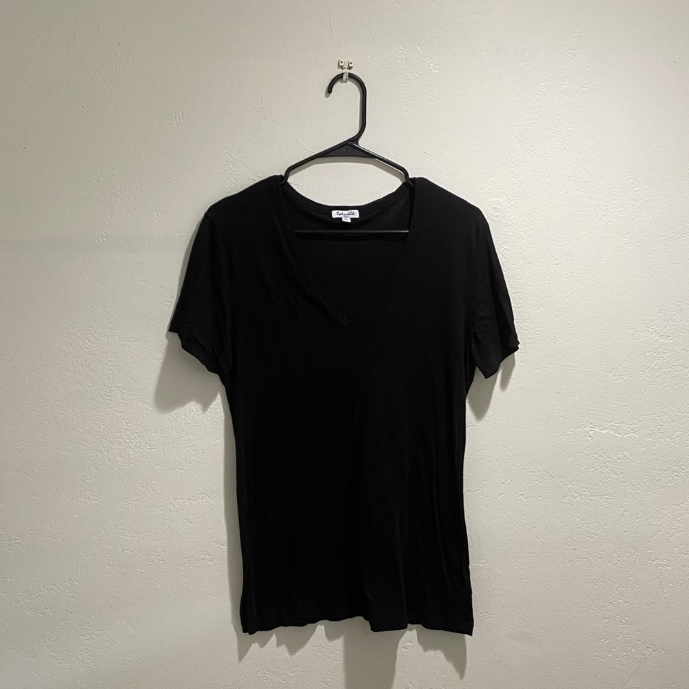 Splendid V Neck Black Size Small
